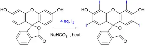 Syntéza erythrosinu B