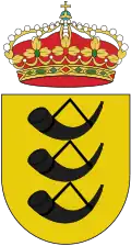 Tři lovecké rohy pod sebou (Bedmar, Španělsko)