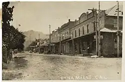 Město Etna v roce 1900