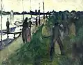 Eugen von Kahler - Na mořském břehu (1906)