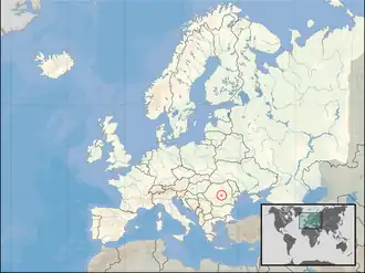 Poloha Burzenlandu v Rumunsku
