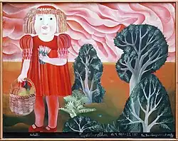 Karkulka. Najděte vlka, 1968-1969, olej