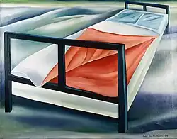 Postel, 1976, olej 90x117 cm