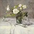 Eva Gonzalès: Růže ve váze, kolem 1880–1882