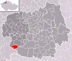 Evaň na mapě