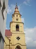Věž kostela s. Trojice