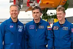 Zleva Kopra, Malenčenko, Peake