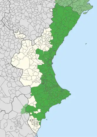 Mapa rozšíření jazyka