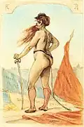 Sociální revoluce rozm:23x15,5 cm technika: pastel, tužka, akvarel umístění: muzeum F.R., Namur, Belgie