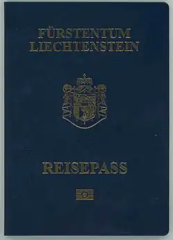 Lichtenštejnský cestovní pas
