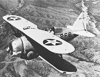 Grumman F2F-1 stíhací peruti VF-2B, USS Lexington (CV-2)