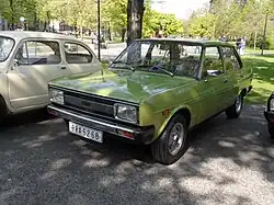 Fiat 131 (Mirafiori) 1600 na srazu v Poděbradech