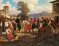 Emanuel Salomon Friedberg – Svatební hostina v Dalmácii (1877)