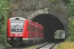 Motorová jednotka řady 612 DB poblíž Veldenu
