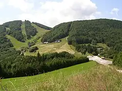 Fačkovské sedlo v létě