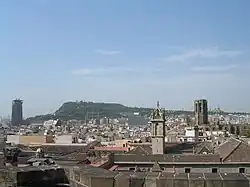 Montjuïc z Barcelony