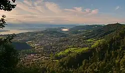 Adliswil a údolí řeky Sihl