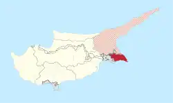 Poloha distriktu