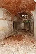 Chodba v přízemí, stav 2018