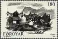 Vesnické motivy - Gjógv Vydáno: 7. června 1982 Autor: Ingálvur av Reyni