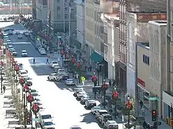 Fayetteville street v centru města