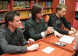 Zleva: Michał Opaliński, Łukasz Kożuch, Piotr Kupicha