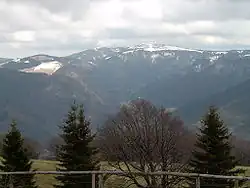 Nejvyšší hora Schwarzwaldu Feldberg ze Schauinsland