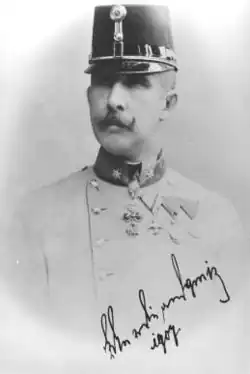 Arcivévoda Ferdinand Karel v roce 1908