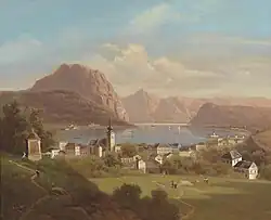 Pohled na Gmunden