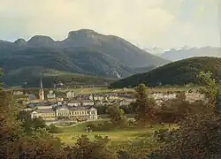 Pohled na Ischl a Kaiservilla