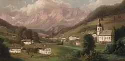 Vesnice v Alpách