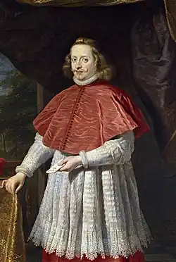 Kardinál-infant Ferdinand v roce 1639 autor portrétu Gaspar de Crayer