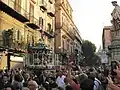 Vyvrcholením slavností je procesí 15. července, v němž je nesena schrána s ostatky sv. Rozálie