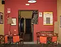 Interiér hotelové restaurace Antica Stazione