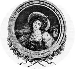 Primabalerina „Théodore Dauberval", první představitelka Lise