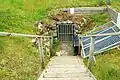 Vstup do podzemí Finnes Souterrain