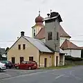 Hasičská zbrojnice s věží