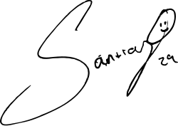 Santiago Giménez – podpis