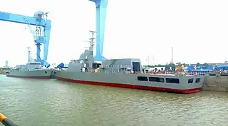 Roezstavěné hlídkové lodě Shachi a Shruti