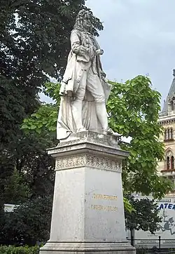 Pomník J. B. Fischera ve Vídni