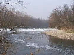 Mella na dolním toku