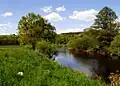Fláje těsně před ústím do Zschopau