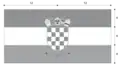 Rozměry chorvatské vlajky