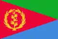 Eritrejská vlajka (1993–1995) Poměr stran: 2:3