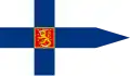 Finská válečná vlajka (1920–1978) Poměr stran: 11:18