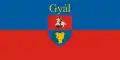 Gyál – vlajka