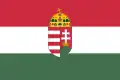 Varianta státní vlajka uherské (zalitavské) části