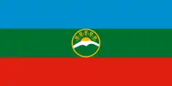 Karačajsko-čerkeská republika – vlajka
