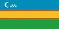 Qaraqalpaqstan Respublikası Qoraqalpog'iston Respublikasi – vlajka