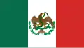 Mexická vlajka Kostariky (1823) Poměr stran: 4:7